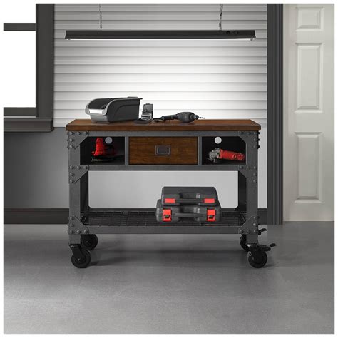 costco tall stainless steel tall rolling tool box|whalen Costco workbench.